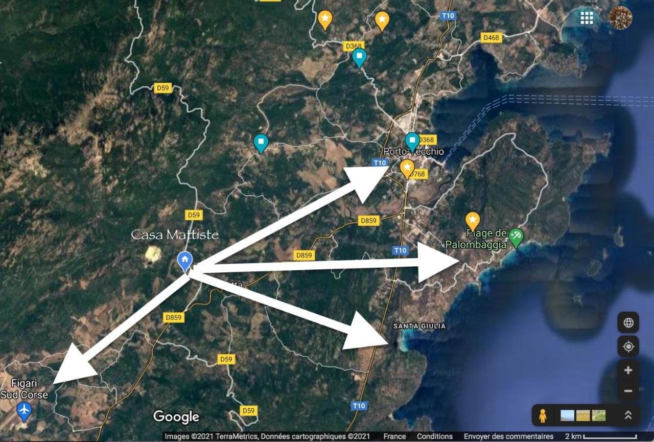 Appartements Avec Jardin Entre Porto-Vecchio Et Figari - Casa Mattiste Sotta Kültér fotó